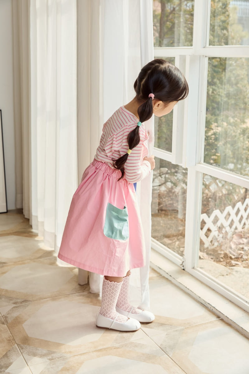 Ggomare - Korean Children Fashion - #fashionkids - Block Skirt - 2