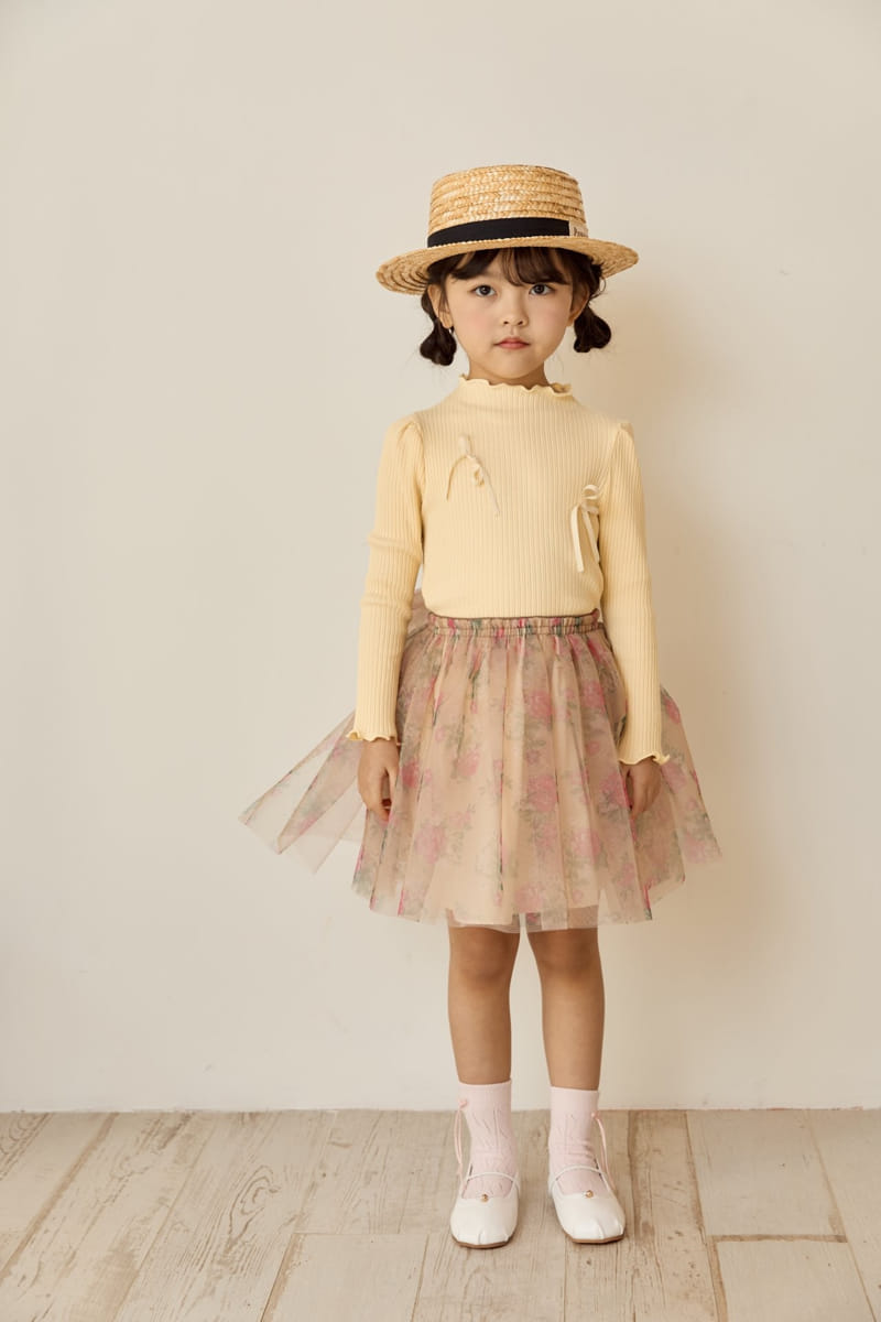 Ggomare - Korean Children Fashion - #fashionkids - Malang Ribbon Tee - 7