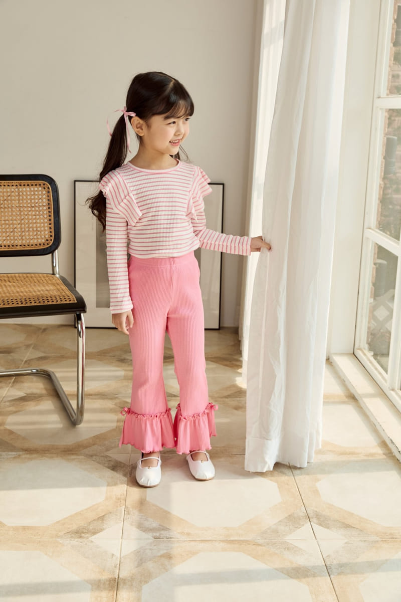 Ggomare - Korean Children Fashion - #discoveringself - ST Frill Tee - 4
