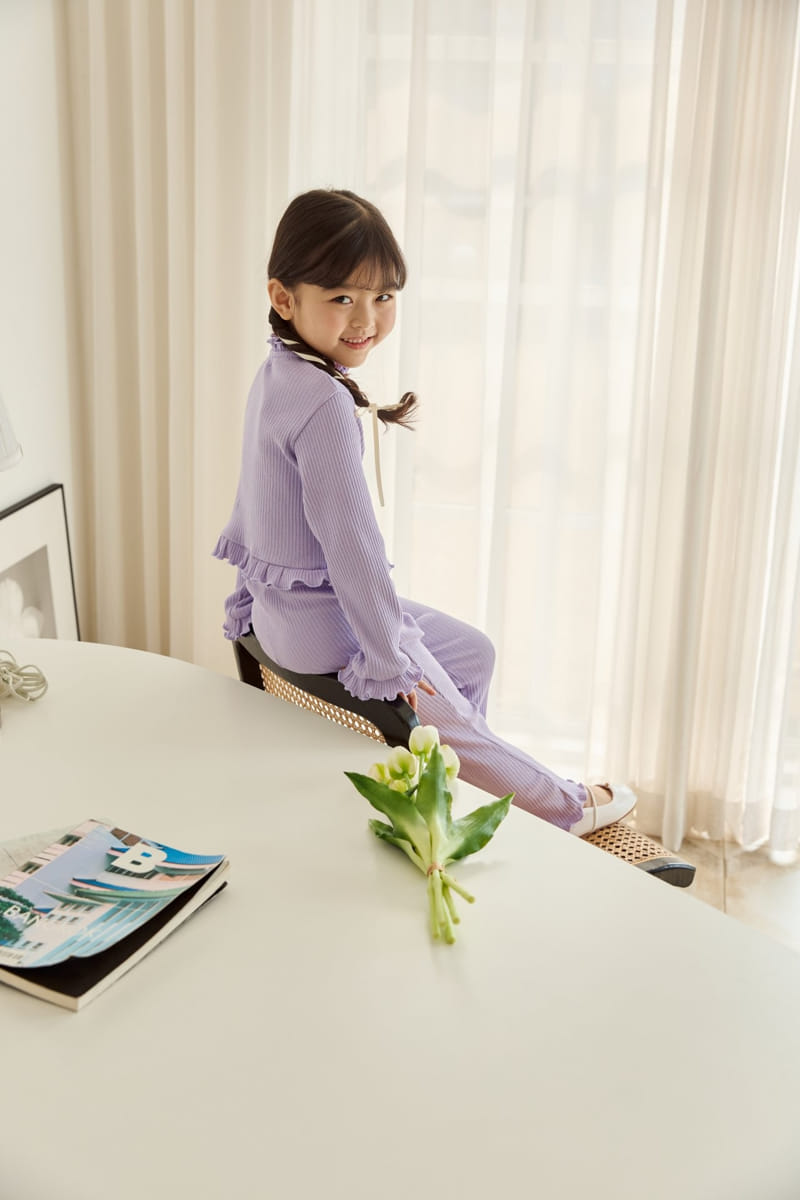 Ggomare - Korean Children Fashion - #kidsstore - Monble Crop Cardigan - 2