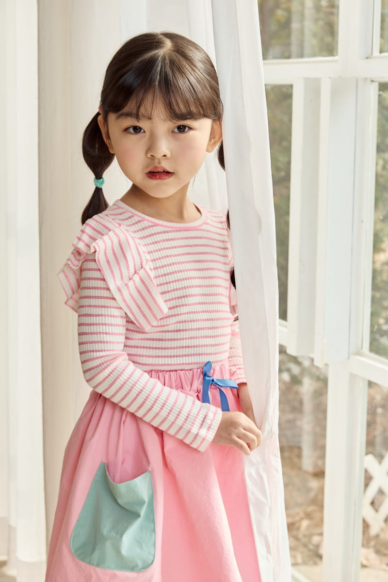 Ggomare - Korean Children Fashion - #kidsshorts - Block Skirt - 4