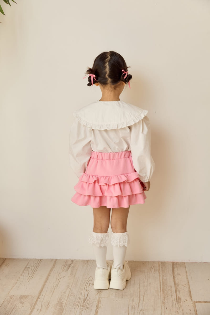 Ggomare - Korean Children Fashion - #magicofchildhood - Kan Kang Ribbon Skirt - 10
