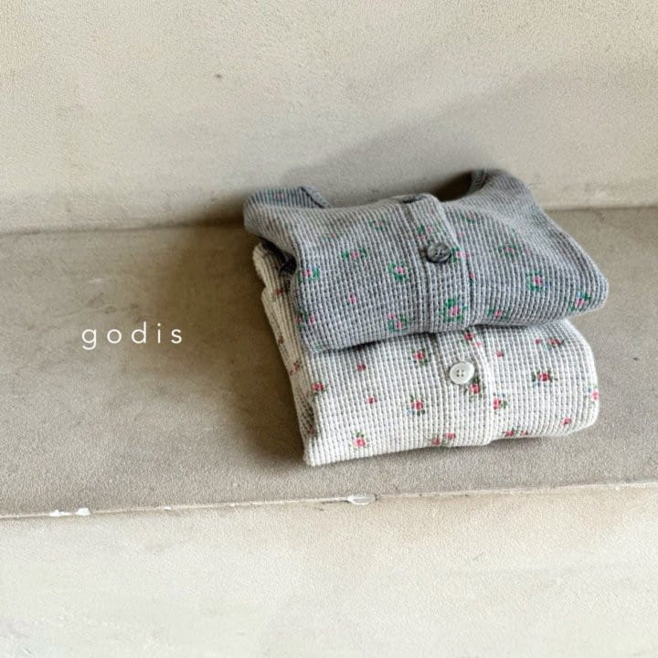 Godis - Korean Children Fashion - #Kfashion4kids - Curley Top Bottom Set - 10
