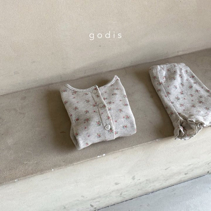 Godis - Korean Children Fashion - #kidsstore - Curley Top Bottom Set - 8