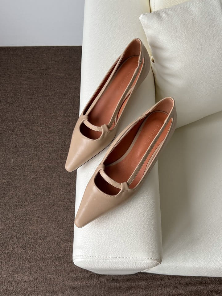 Golden Shoe - Korean Women Fashion - #momslook - C2070 Flats - 2
