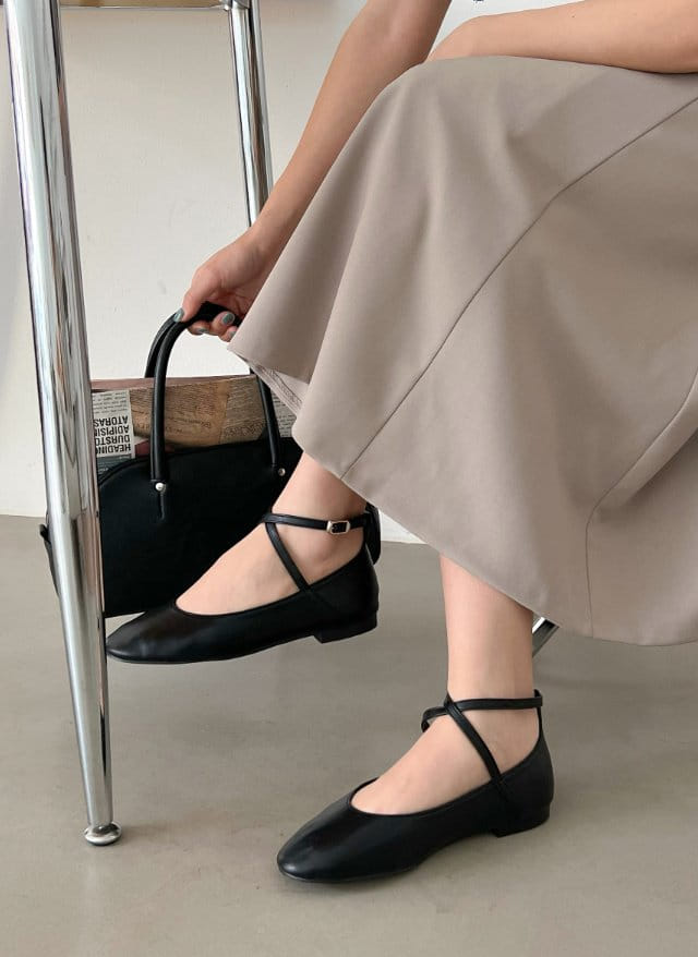 Golden Shoe - Korean Women Fashion - #thatsdarling - 1920  Flats - 4