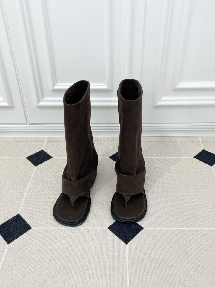 Golden Shoe - Korean Women Fashion - #vintageinspired - 1105 boots - 8