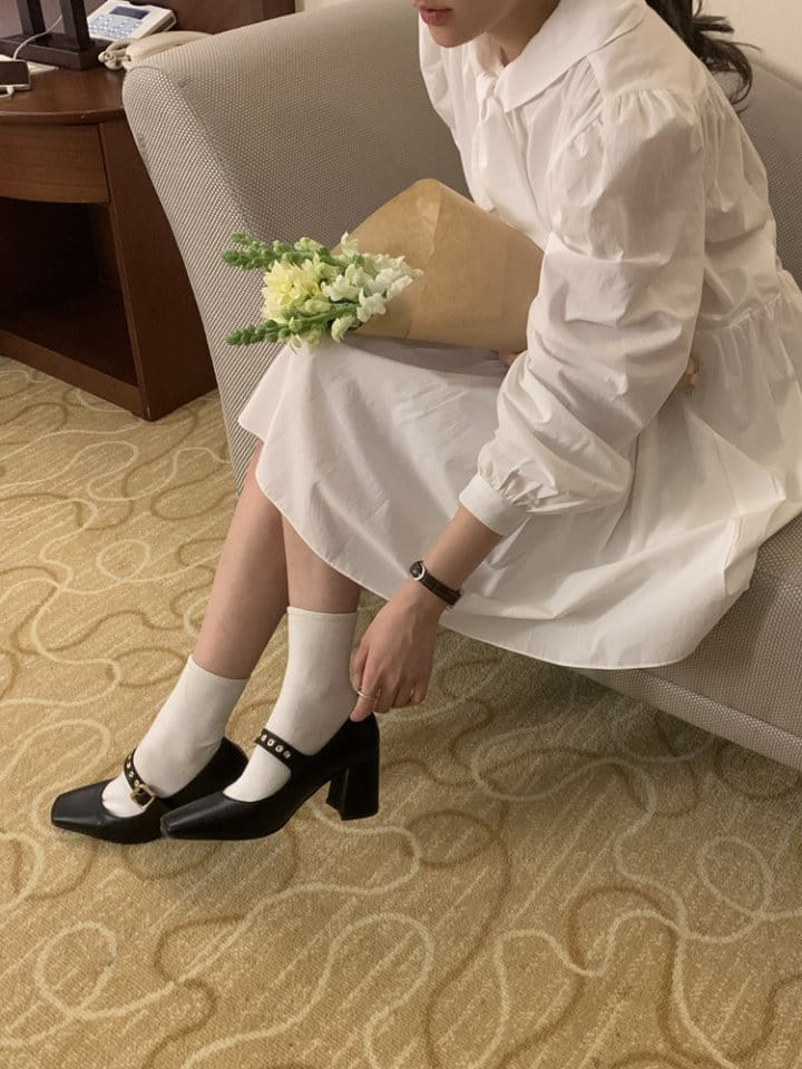 Golden Shoe - Korean Women Fashion - #womensfashion - B8122 Flats - 10