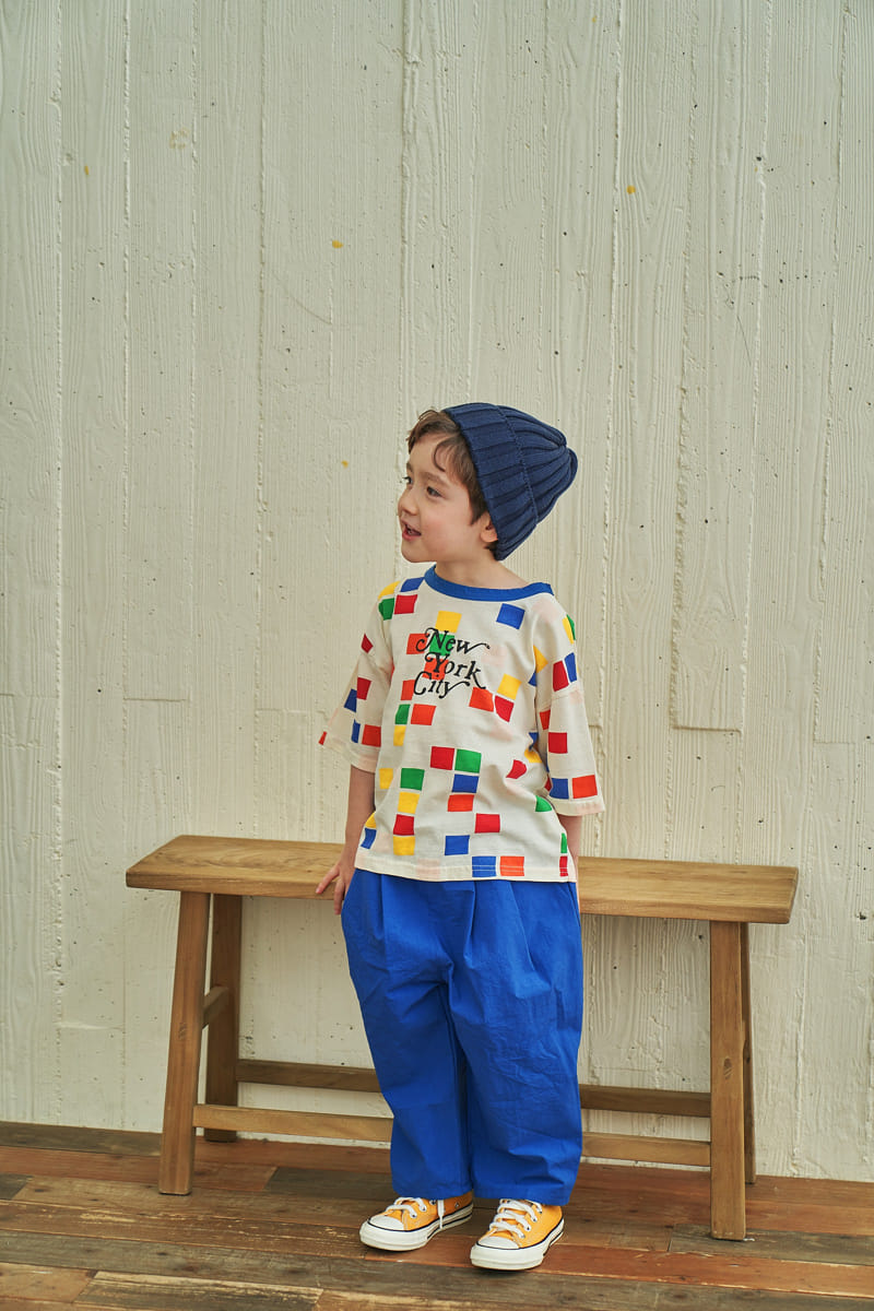 Green Tomato - Korean Children Fashion - #Kfashion4kids - NY Check Tee - 5