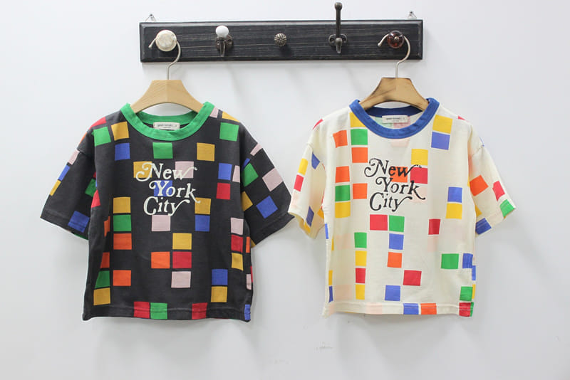 Green Tomato - Korean Children Fashion - #childofig - NY Check Tee - 10