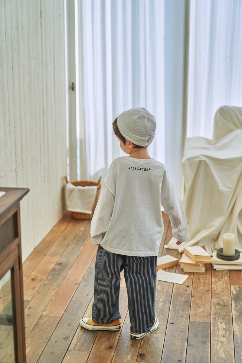 Green Tomato - Korean Children Fashion - #childofig - Number Tee - 8