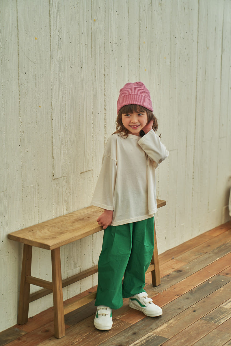 Green Tomato - Korean Children Fashion - #childofig - Muzi Wrinkle Pants - 4