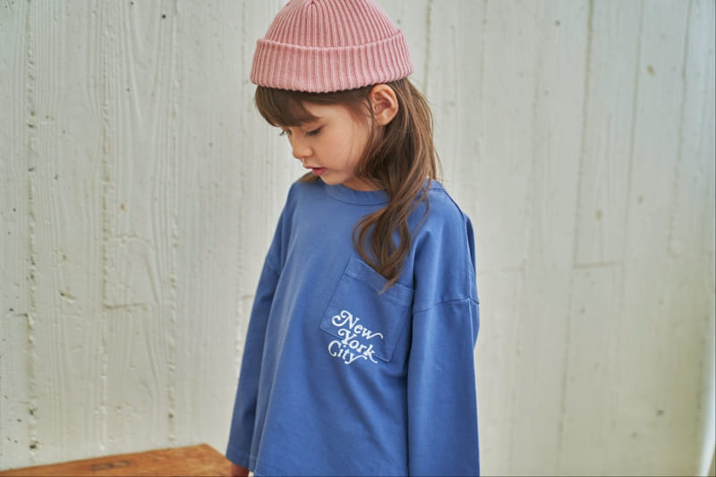 Green Tomato - Korean Children Fashion - #fashionkids - NY Pocket Tee - 2