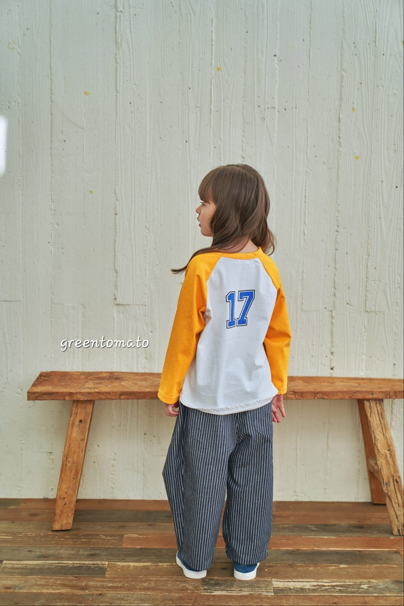 Green Tomato - Korean Children Fashion - #fashionkids - Little Raglan Tee - 4