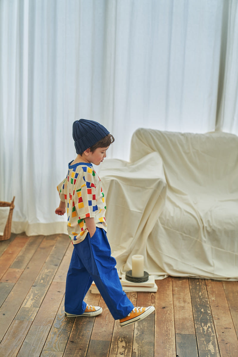Green Tomato - Korean Children Fashion - #littlefashionista - NY Check Tee - 6