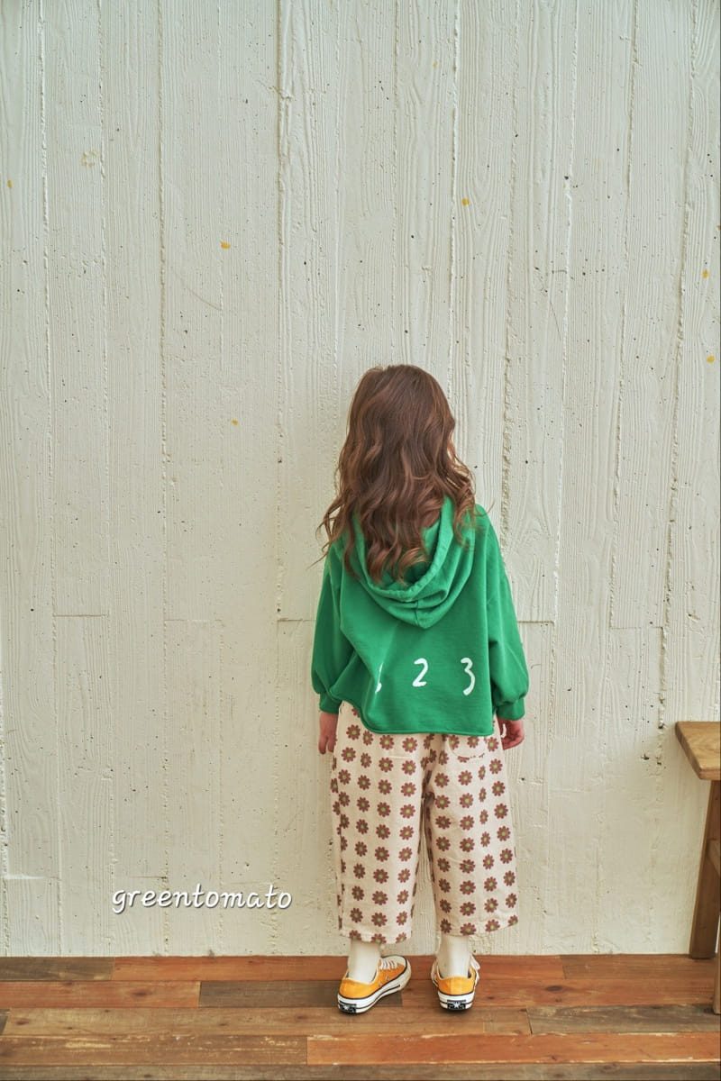 Green Tomato - Korean Children Fashion - #littlefashionista - Cutting Hoody Tee - 2