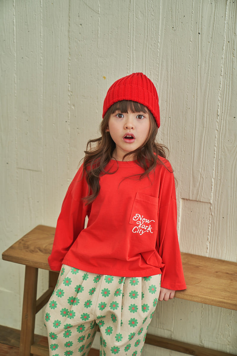 Green Tomato - Korean Children Fashion - #prettylittlegirls - NY Pocket Tee - 10