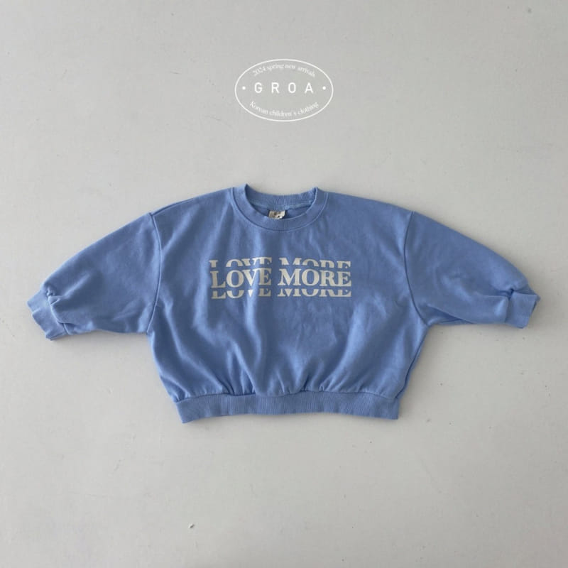 Groa - Korean Children Fashion - #discoveringself - Love More Sweatshirt - 2