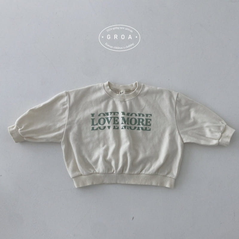 Groa - Korean Children Fashion - #fashionkids - Love More Sweatshirt - 3