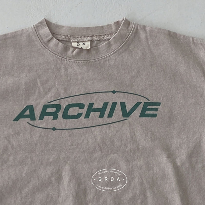 Groa - Korean Children Fashion - #kidsshorts - Pig Archive Tee - 7