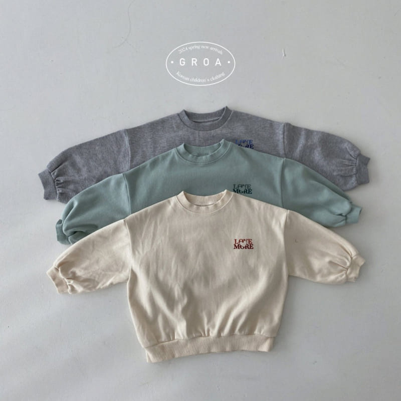 Groa - Korean Children Fashion - #toddlerclothing - Daddy More Sweatshirt - 3