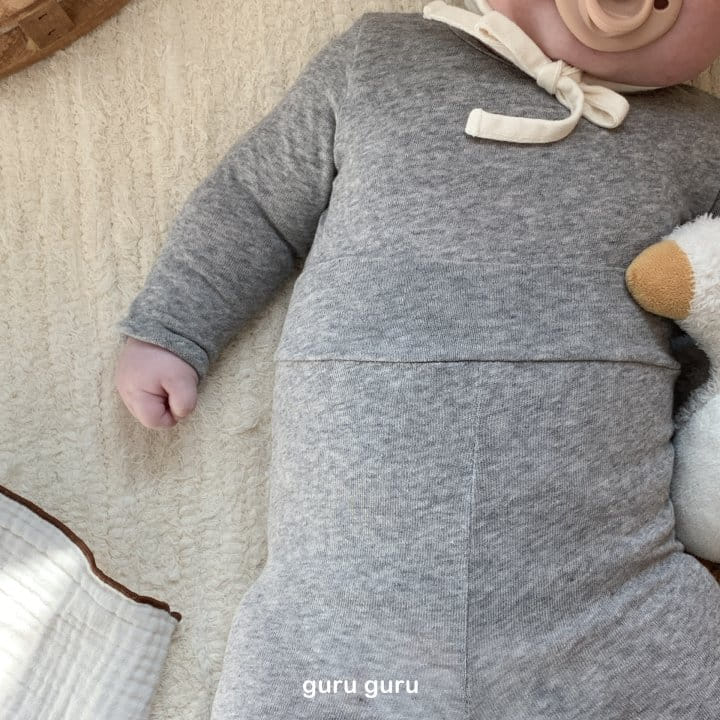 Guru Guru - Korean Baby Fashion - #babyboutiqueclothing - Molang Top Bottom Set - 9