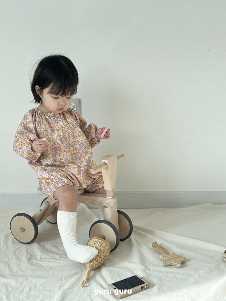 Guru Guru - Korean Baby Fashion - #babyfashion - Garden Body Suit - 7