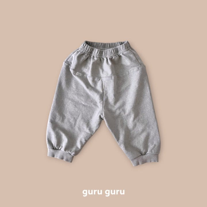 Guru Guru - Korean Baby Fashion - #onlinebabyboutique - Slit Terry Pants - 3
