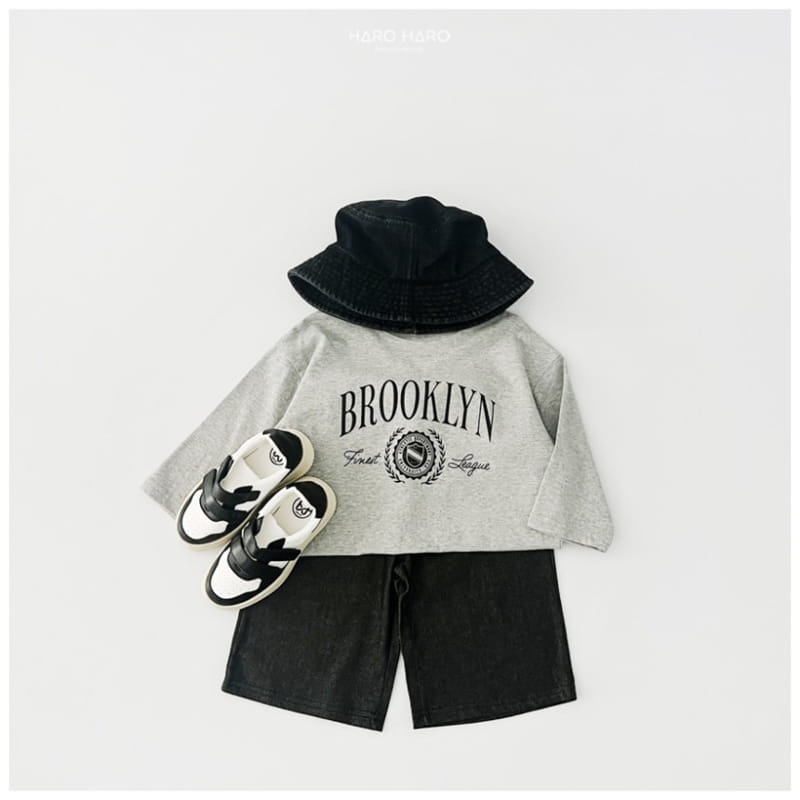 Haro Haro - Korean Children Fashion - #childofig - Denim Wide Cropped Shorts - 9