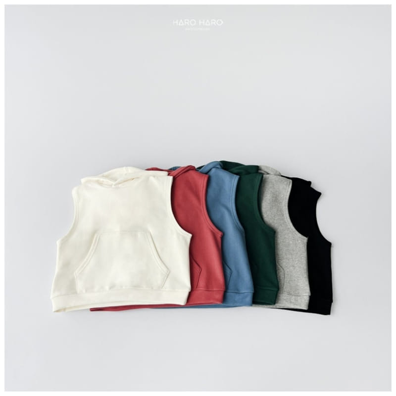 Haro Haro - Korean Children Fashion - #childofig - Saint Hoody Vest - 2