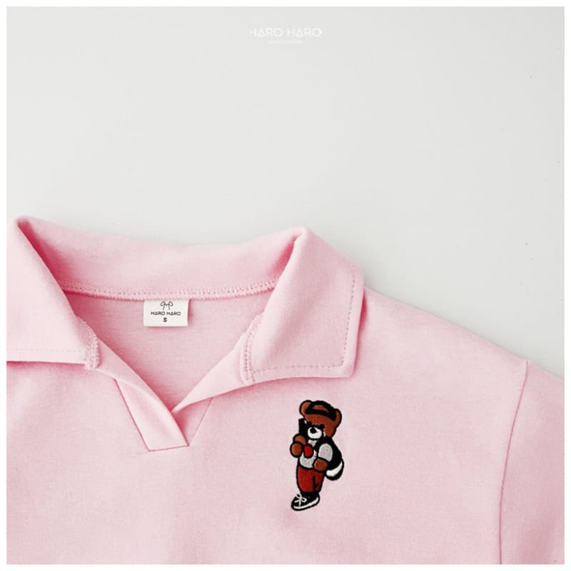 Haro Haro - Korean Children Fashion - #designkidswear - Selfy Bear Collar Sweatshirt - 7