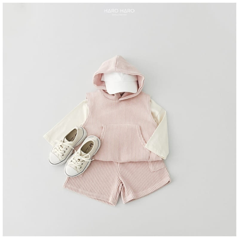 Haro Haro - Korean Children Fashion - #kidzfashiontrend - Knit Hoody Vest - 8
