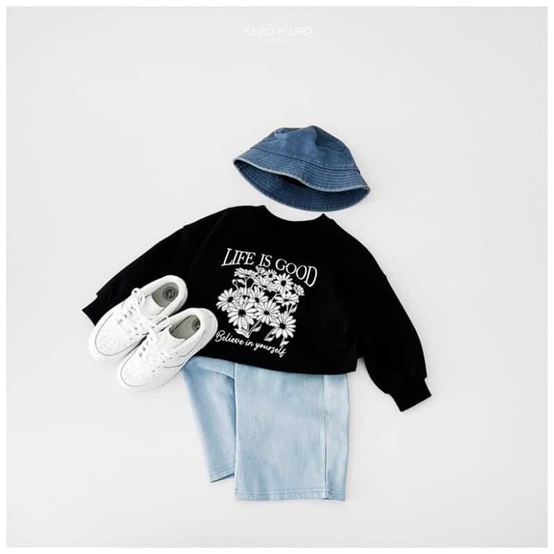 Haro Haro - Korean Children Fashion - #magicofchildhood - Flower Sweatshirt - 7