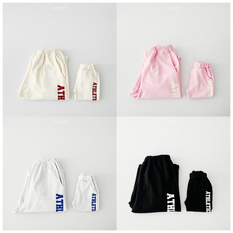 Haro Haro - Korean Children Fashion - #prettylittlegirls - Lettering Jogger Pants - 7