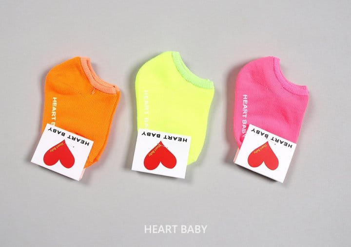Heart Baby - Korean Baby Fashion - #babylifestyle - Neon Socks