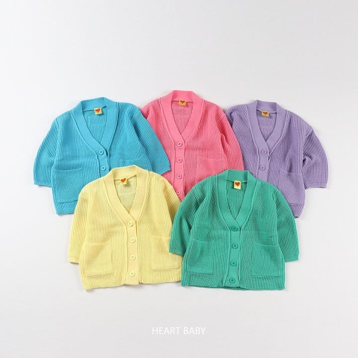Heart Baby - Korean Children Fashion - #littlefashionista - Cotton Candy Cardigan
