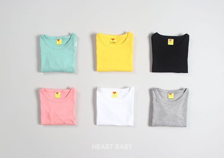 Heart Baby - Korean Children Fashion - #prettylittlegirls - Heart Color Tee