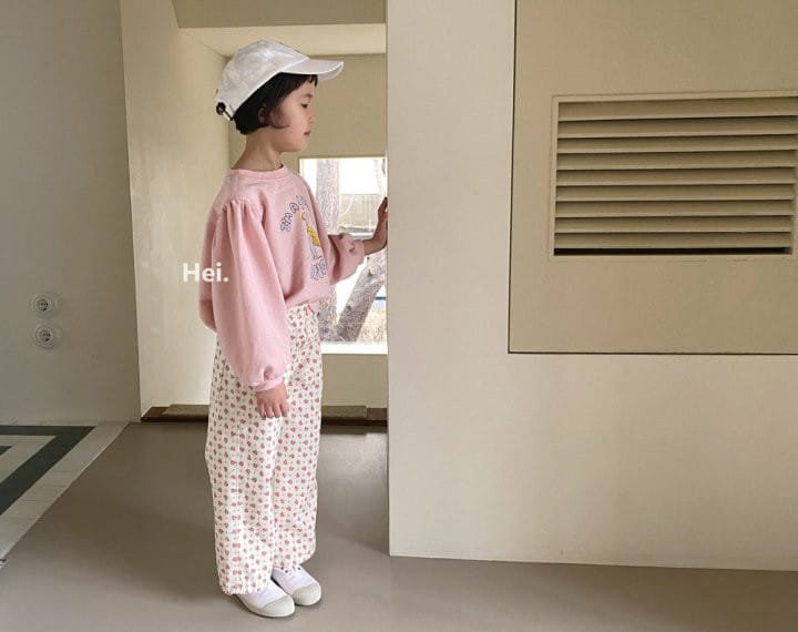Hei - Korean Children Fashion - #childofig - Flower PantS - 3