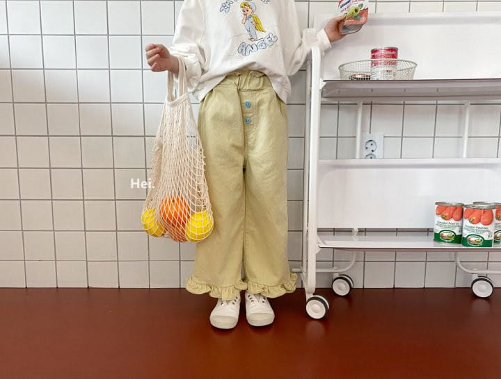 Hei - Korean Children Fashion - #childrensboutique - Frill PantS - 4