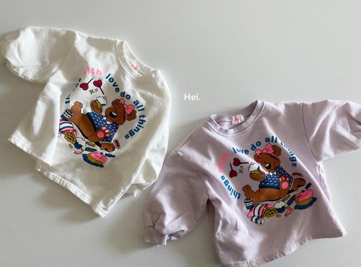 Hei - Korean Children Fashion - #designkidswear - Bear Long Tee