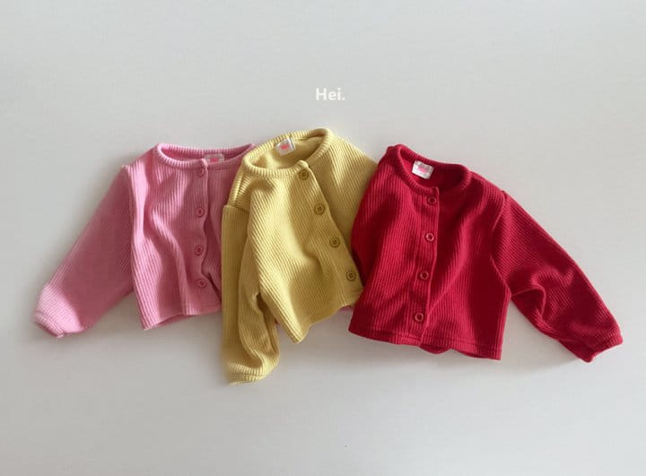 Hei - Korean Children Fashion - #kidsshorts - Rib Cardigan