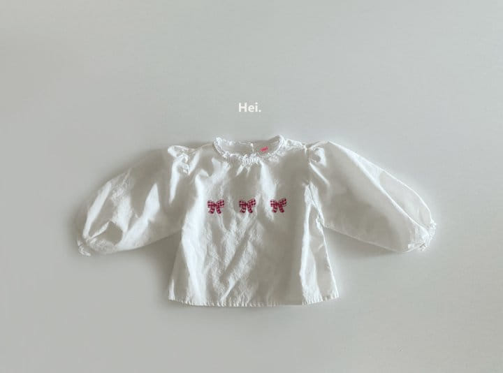 Hei - Korean Children Fashion - #kidsstore - Ribbon Blouse