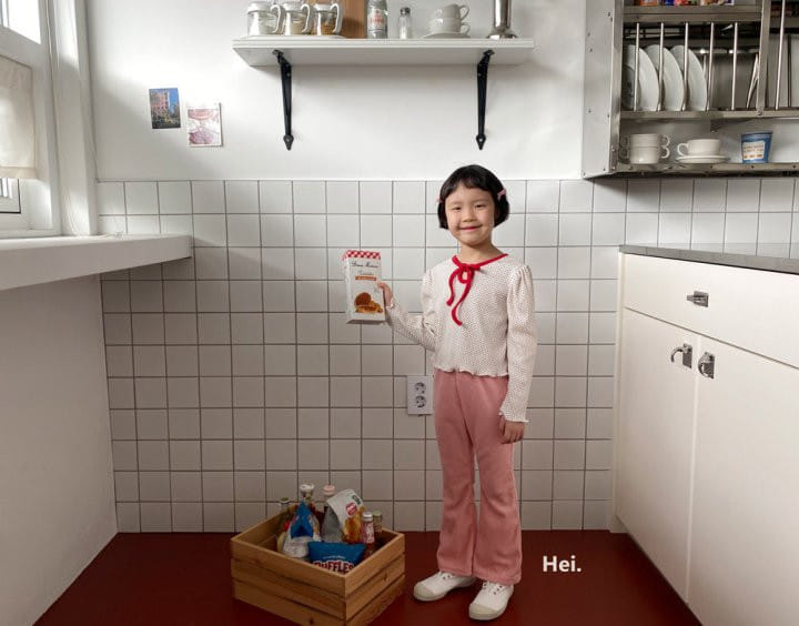 Hei - Korean Children Fashion - #kidsstore - Terry Boots Cut Pants - 6