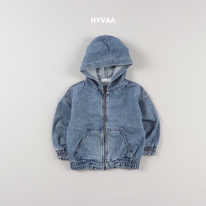 Hyvaa - Korean Children Fashion - #magicofchildhood - Denim Hoody Jumper