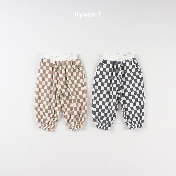 Hyvaa - Korean Children Fashion - #magicofchildhood - Terry Check Pants