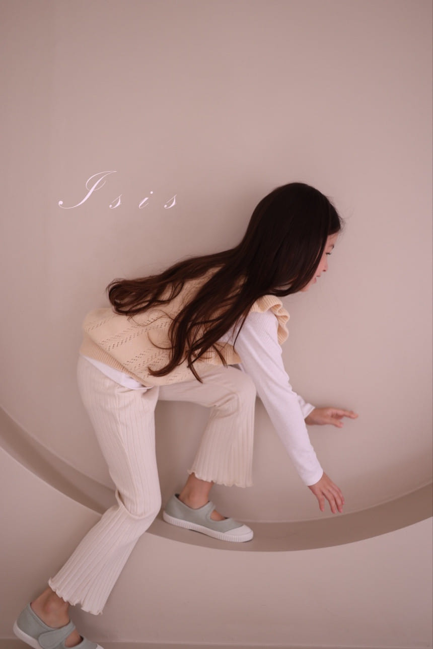 Isis - Korean Children Fashion - #fashionkids - Eyelet Wing Vest - 3