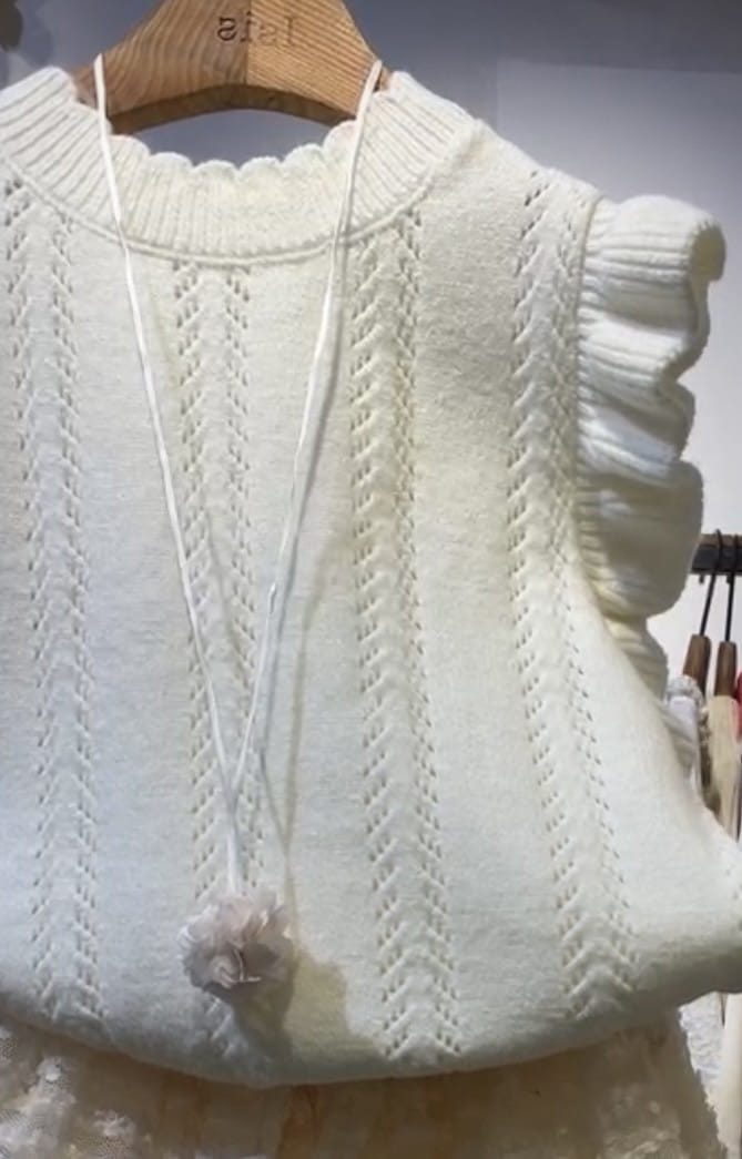 Isis - Korean Children Fashion - #minifashionista - Eyelet Wing Vest - 10