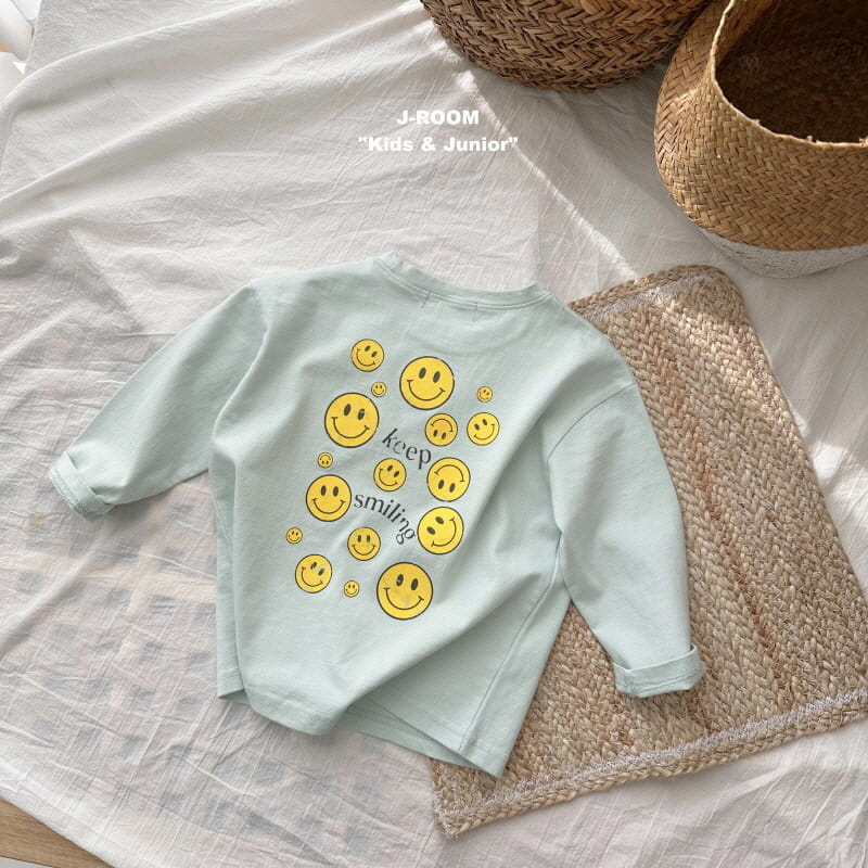 J-Room - Korean Children Fashion - #Kfashion4kids - Lounge Smile Tee - 7