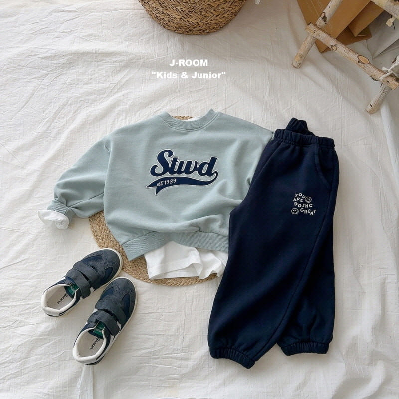 J-Room - Korean Children Fashion - #Kfashion4kids - Embroidery Jogger Pants - 5