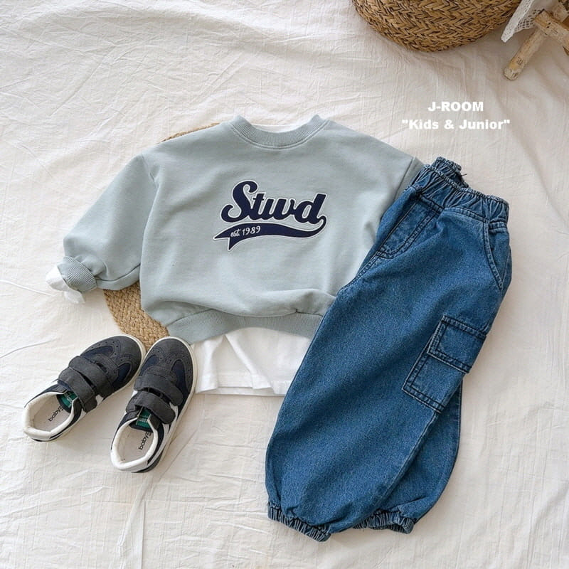 J-Room - Korean Children Fashion - #childofig - English Patch Sweatshirt - 5